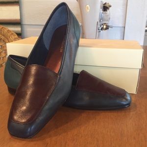 Enzo Angiolini Liberty Red Black & Green Leather